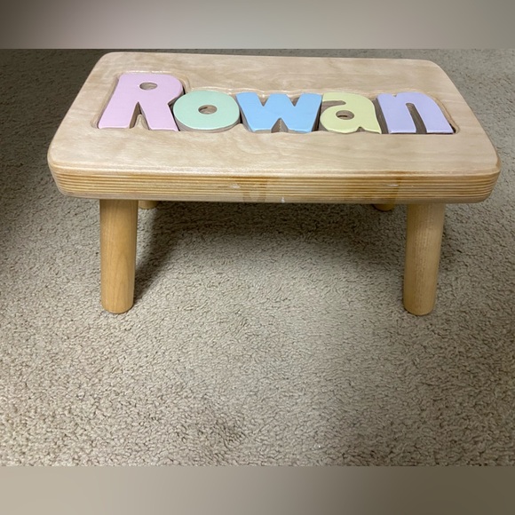 Personalized Step Stool “Rowan” - Picture 2 of 2